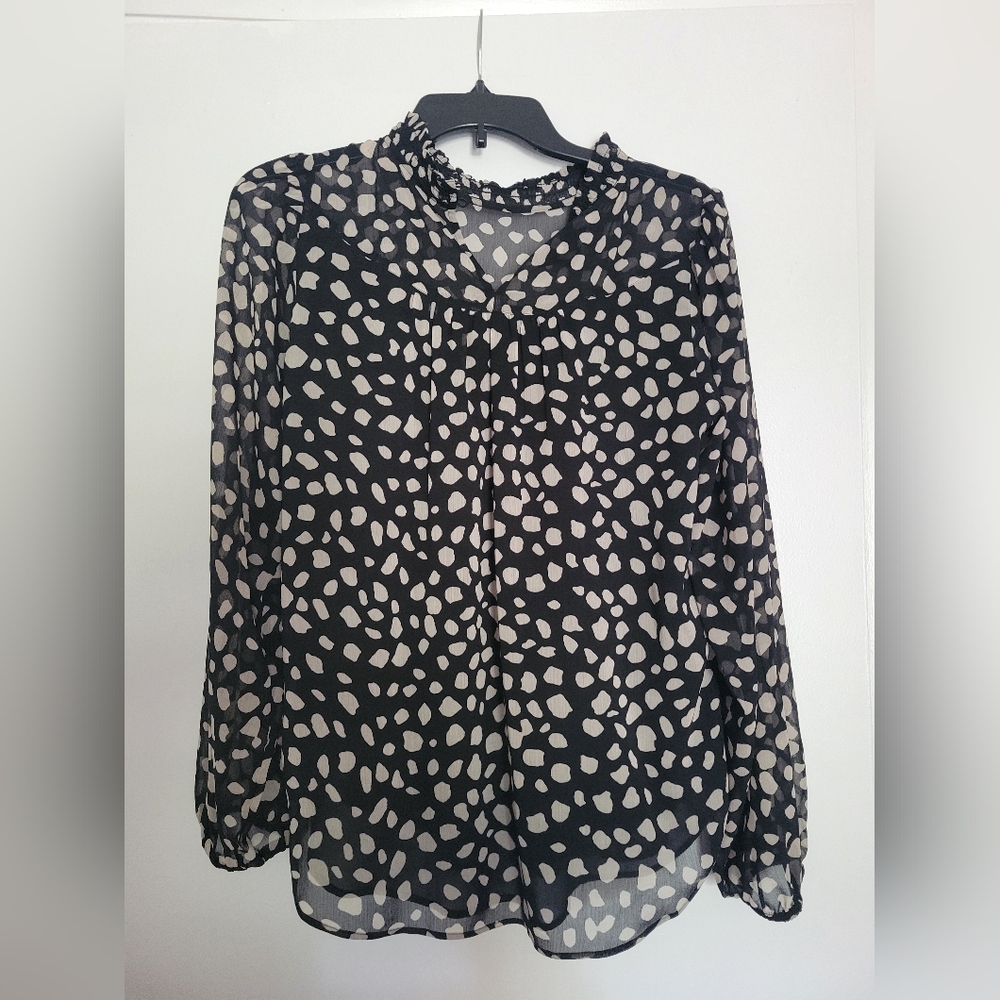 🎀Loft animal print blouse🎀